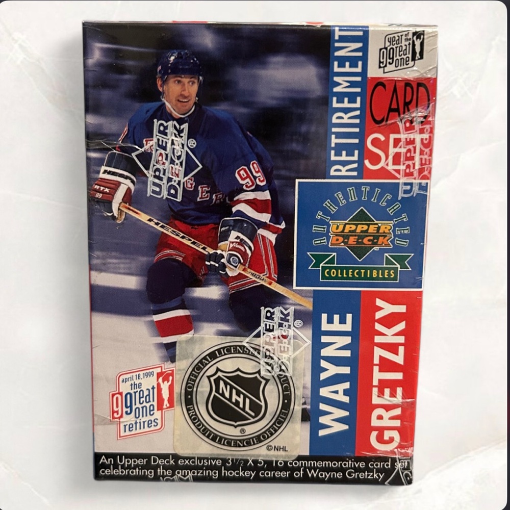 NEW Upper Deck Wayne Gretzky Retirement Card Set 1998-99 Sealed